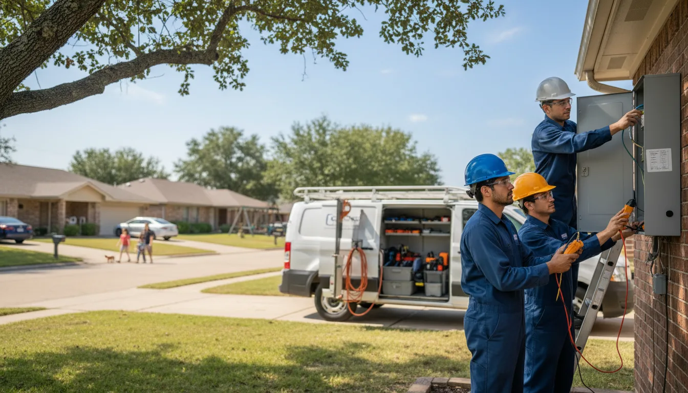 Certified electrician providing emergency electrical services in Henderson, NY
